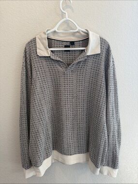 Boss Sota Long Sleeve Polo Sweater